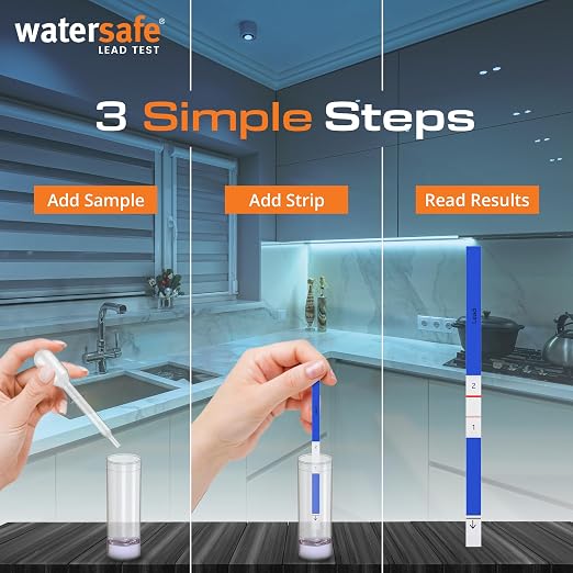 USA-Made – Watersafe® Lead in Drinking Water Test Kit – EPA-Compliant & - Image 3