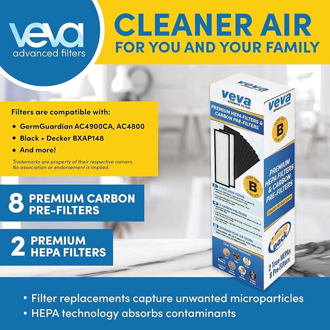Veva HEPA Filter B Replacement, Compatible - Image 2