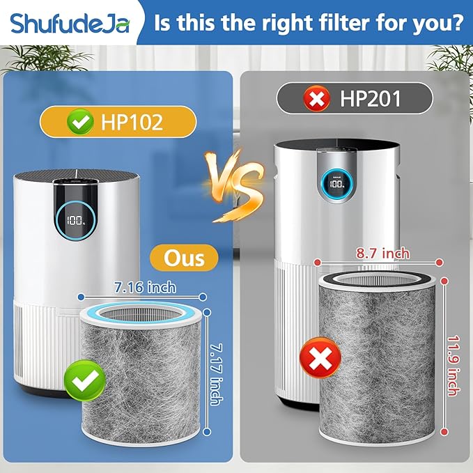 2 Pack HP102 Replacement Filter Compatible - Image 3