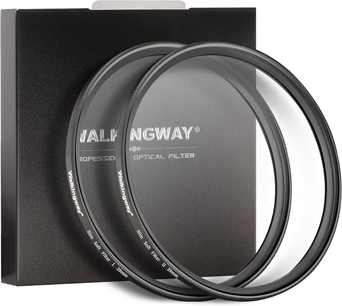 Walking Way 39mm White Mist Diffusion Filter Soft Focus Circular Lens Filter by WalkingWay