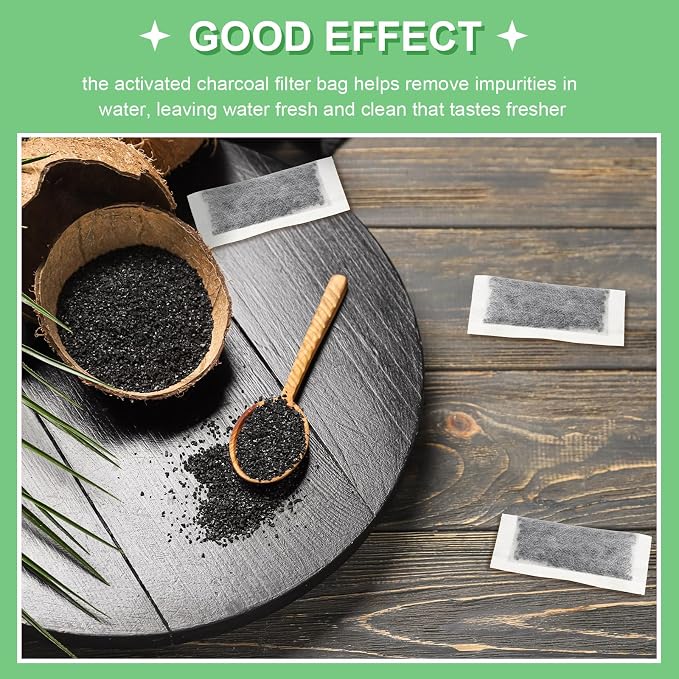 24 Packs Replacement Activated Charcoal Distiller Filters Coconut Shell - Image 5