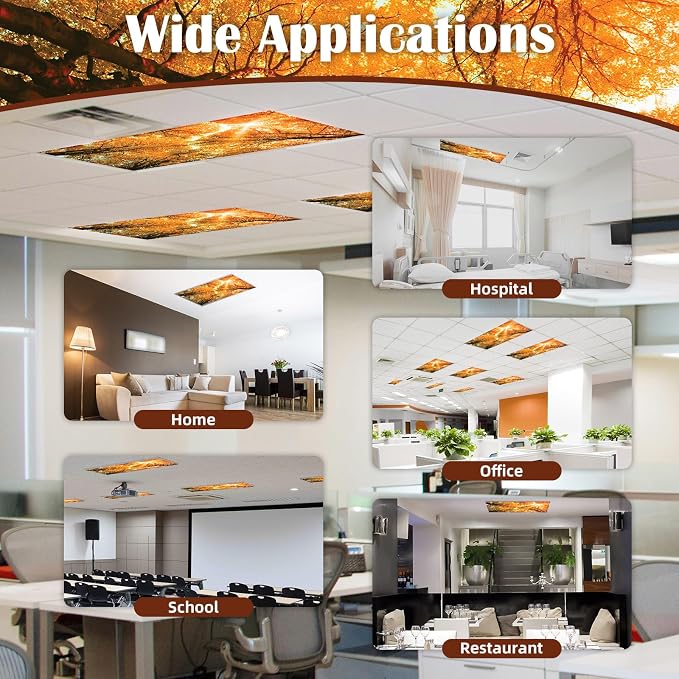 ANGSYLTH 2 Pcs Fluorescent Light Covers - Image 5