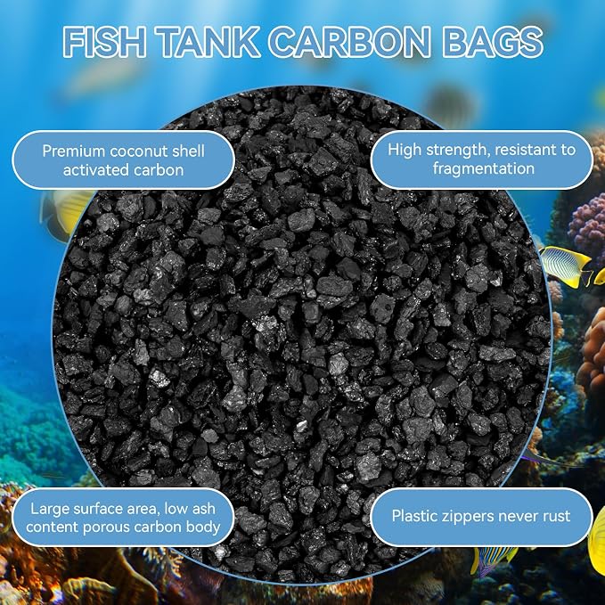 A1384 Activated Carbon Inserts for AquaClear 50 Filter, Aquariu Filter - Image 5