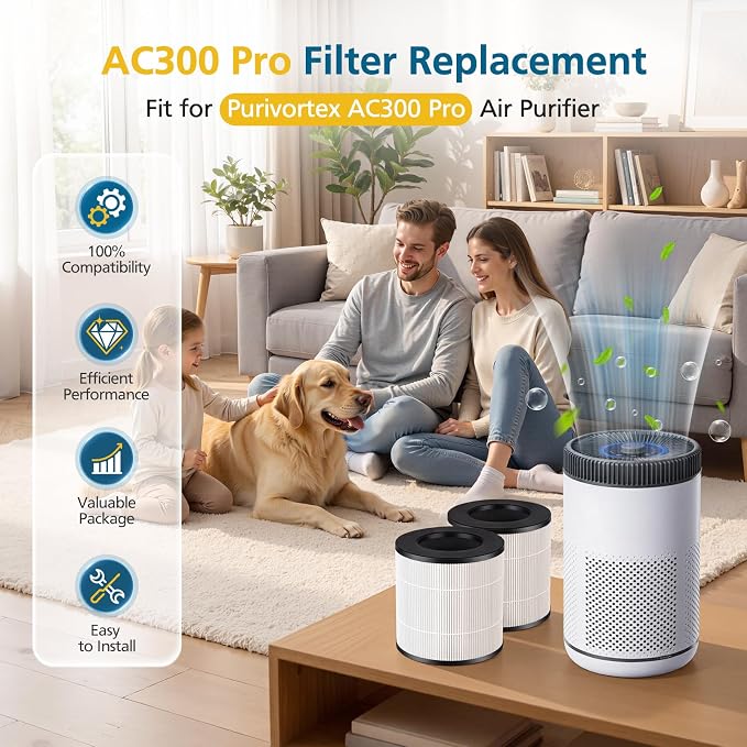2 Pack HEPA Filter Replacement Compatible - Image 2