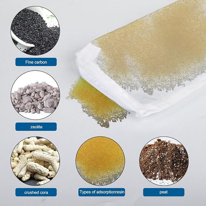 Segarty Media Bags for Aquarium Filter, 10 Pack 0.15mm Extra Fine Mesh 7.7 x 3 - Image 4