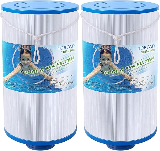 TOREAD Spa Filter Replaces Watkins 303279, PFF42TC-P4, AquaTerra Hot Tub Filters by TOREAD