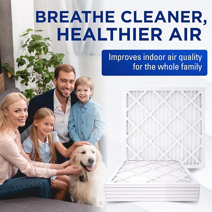 16x25x1 Air Filters, MERV 8 Pleated HVAC AC Furnace Filter Replacement - Image 7