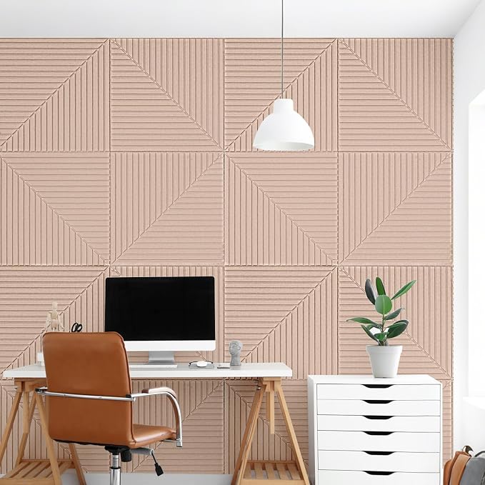 Art3d 6-Pack Self-Adhesive Acoustic Wall Panels - Image 3