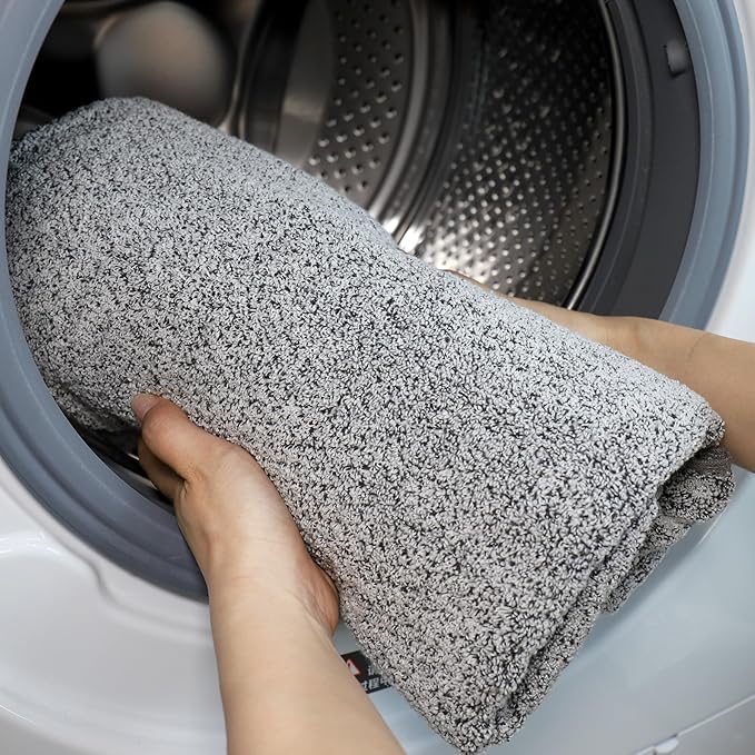 Everplush Diamond Collection Extra Large Bath Sheet Towel – 1 PK, Super Soft & Highly Absorbent, Quick-Drying & Oversized, Perfect for Bathroom, Pool, Swimming Use (Grey, 35" x 66" 1PK)