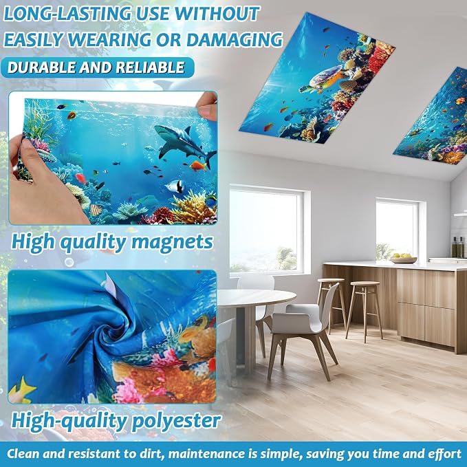12 Pcs Fluorescent Light Covers - Image 3