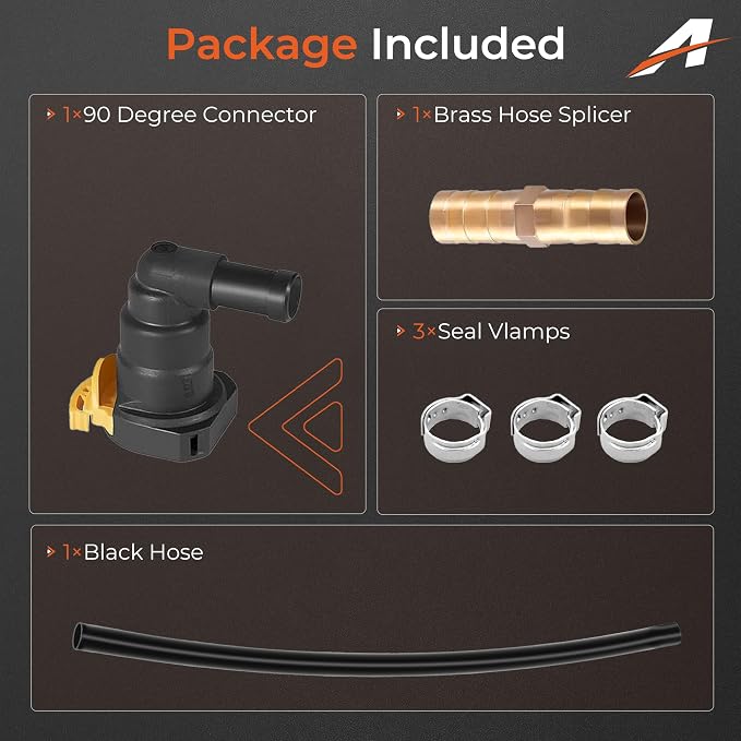 Diesel Fuel Filter Tank Supply Line Connector Repair Kit Compatible - Image 5