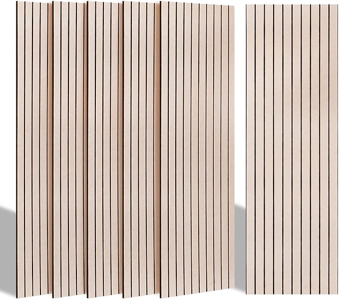 BUBOS 10 Pack Large Acoustic Panels, Decorative Self-Adhesive Acoustical Wall by BUBOS