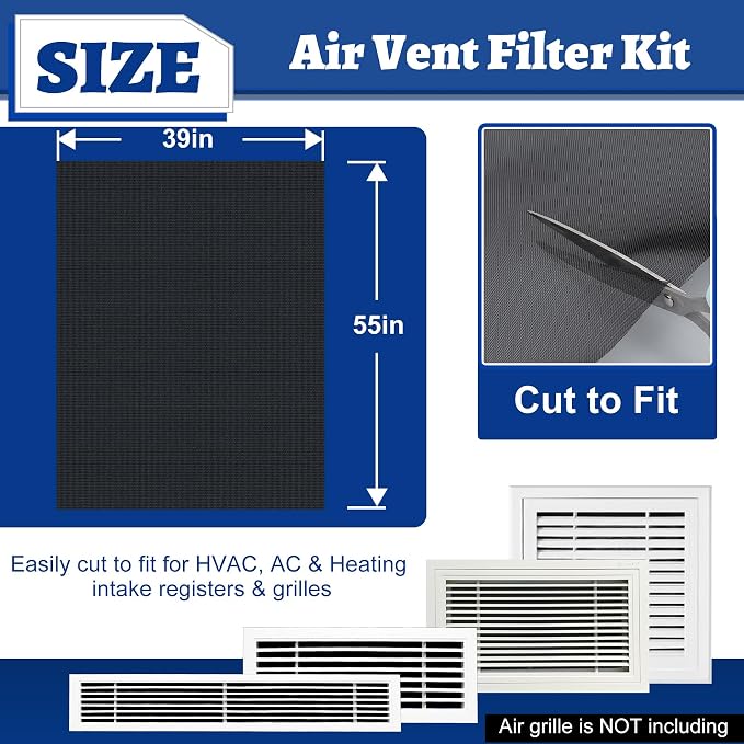 Air Vent Filter Kit, Easy Air Flow, Air Vent Filters - Image 2