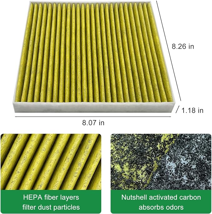 2PCS Cabin Engine Air Filter JM802 JM726A Kits Fits - Image 4