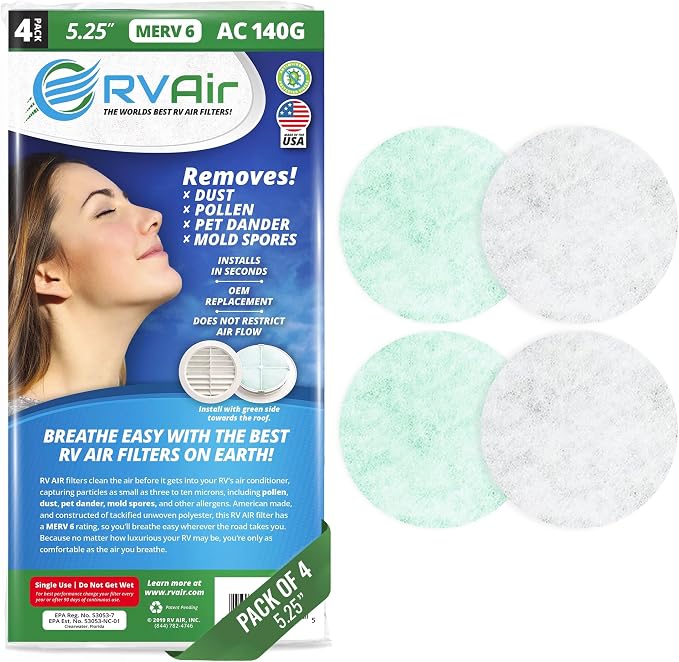 AC Filter - Air Conditioner Replacement Filters - RV Air Cleaner - Camper by RVAair
