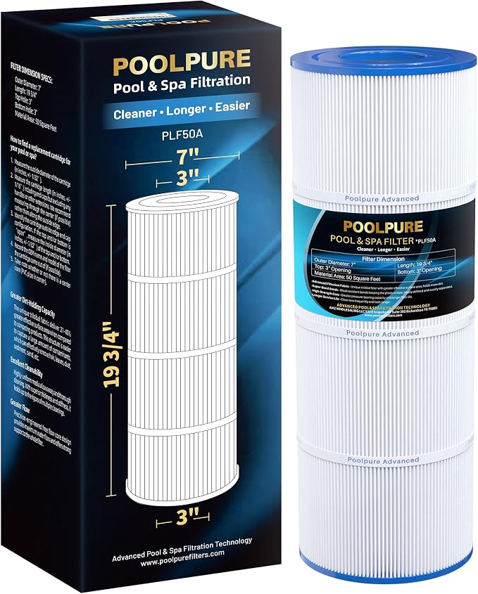 POOLPURE Replacement Filter for Hayward C500, Ultral-A11, Unicel C-7656 by POOLPURE