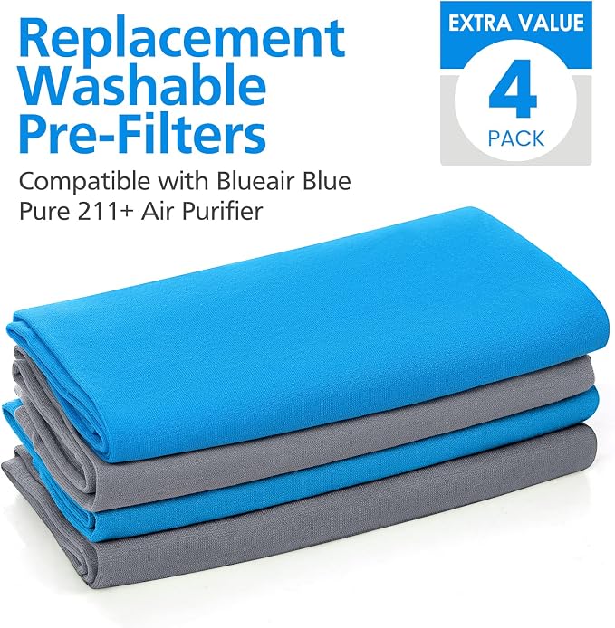 4 Pack 211+ Replacement Washable Pre-Filters - Image 7