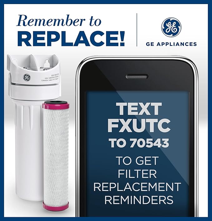 GE Basic Single Stage Drinking Water System Replacement Filter, Fits GX1S01R - Image 2