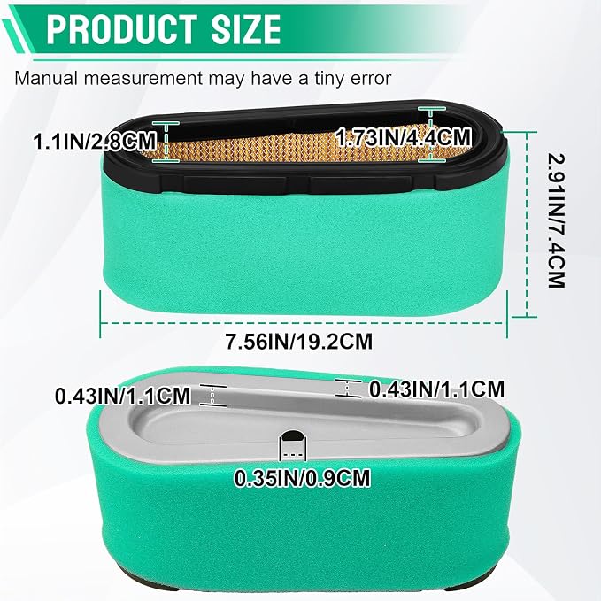 LOCOPOW 496894 496894S 493909 Air Filter & Pre Filter - Image 4