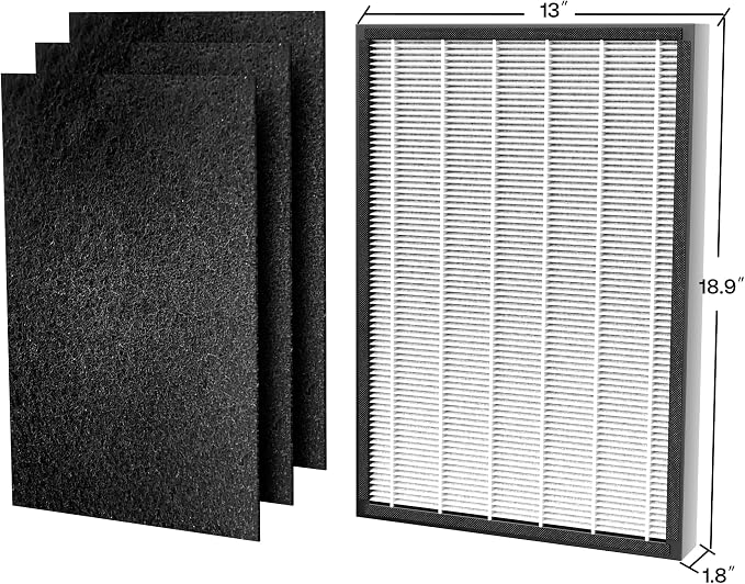 HEAPETS MPHELW-P339 Air Purifier Replacement Filters P339 Air Purifier - Image 7