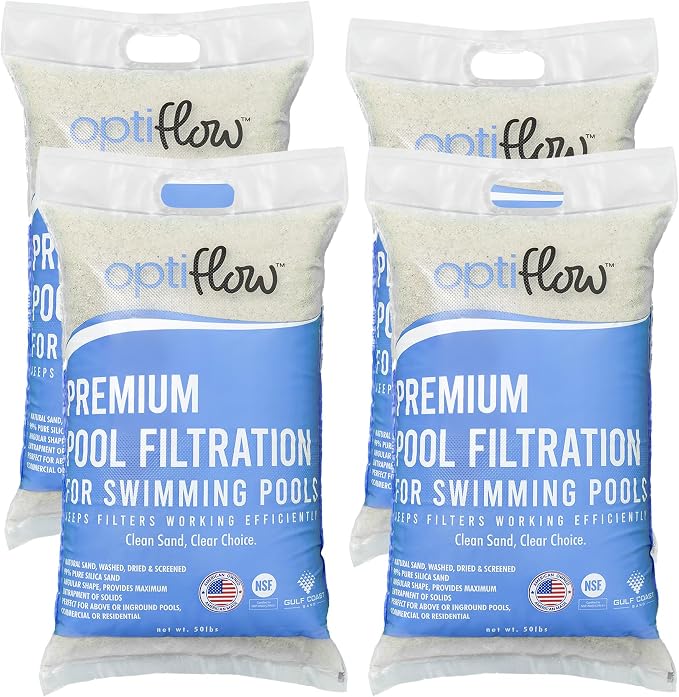 4-Pack Pool Filter Sand, Premium Filtration by Unknown