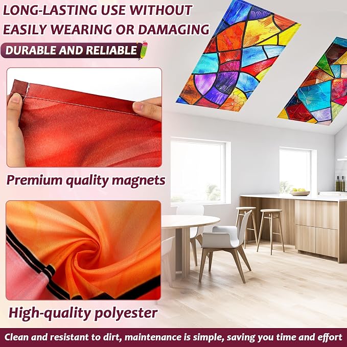 6 Pcs Fluorescent Light Covers - Image 3