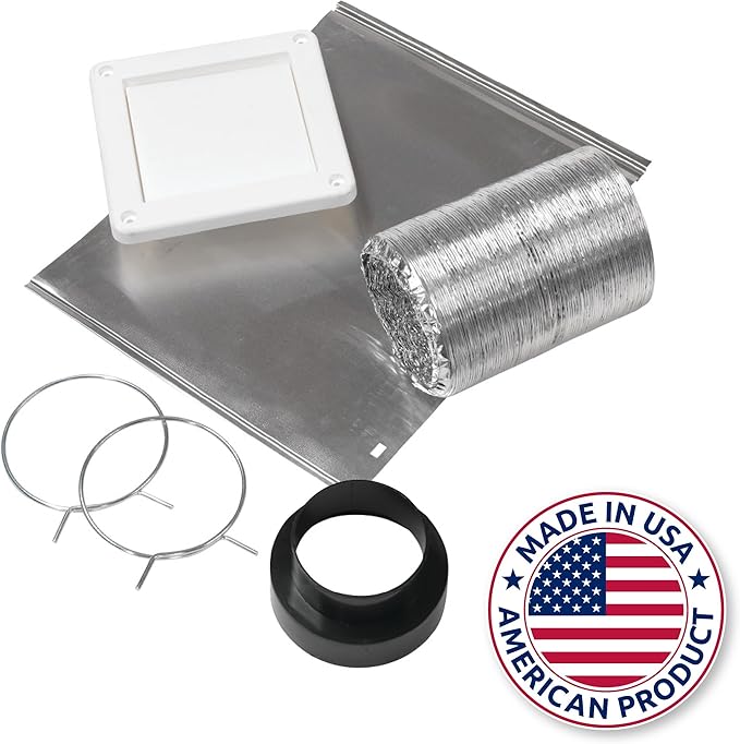Homewerks HW481-UL181 Wall Vent Duct Kit - Image 2