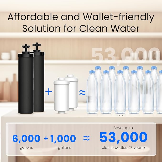 Waterdrop 1.5 Gallons Gravity-fed Water Filter System, NSF/ANSI 42&372 Standard - Image 7