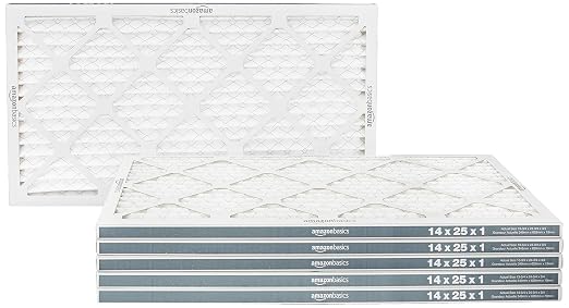 Amazon Basics 14x25x1 Air Filter, MERV 11 AC Furnace Filters, Allergy Control by AmazonBasics