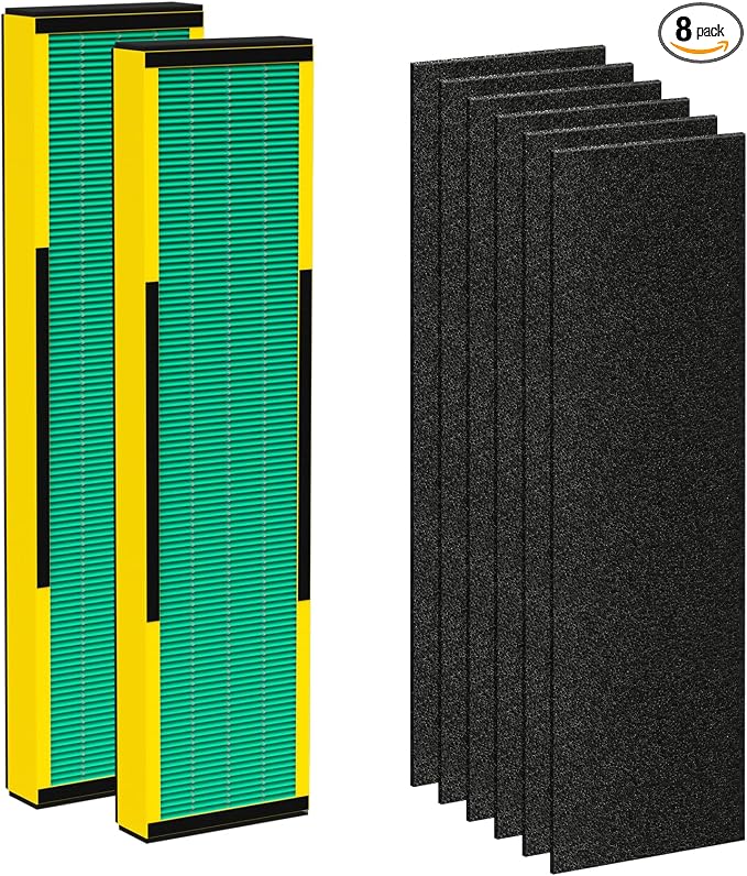 2 Pack FLT4825 Toxin Clear HEPA Filter B Replacement Fit by ADDUBEAU