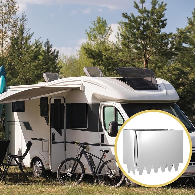 MorningRo 1 Pcs HVAC Metal Register Collar 4" x 10" x 6" Deep Installation Tabs - Image 2