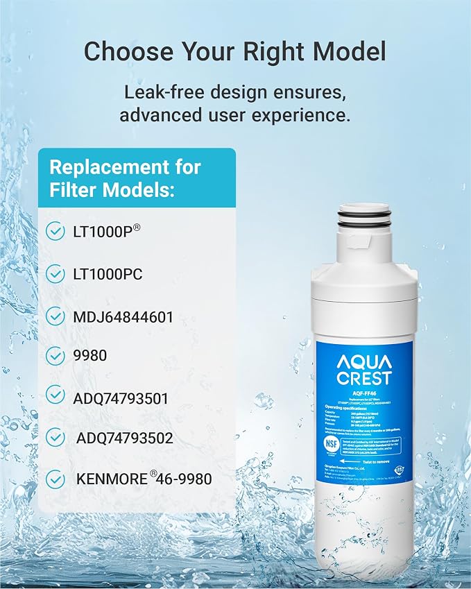 AQUA CREST LT1000PC ADQ747935 Replacement - Image 2