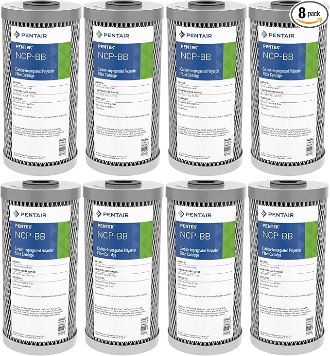 Pentair Pentek NCP-BB Big Blue Carbon Water Filter, Whole House Pleated by PENTAIRPENTEK