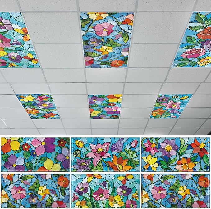 Wiooffen 6 Pcs Fluorescent Light Covers by Wiooffen