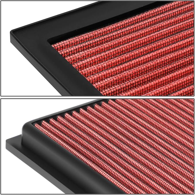 DNA Motoring AFPN-222-RD Clean Air Washable Drop In Panel Air Filter - Image 3