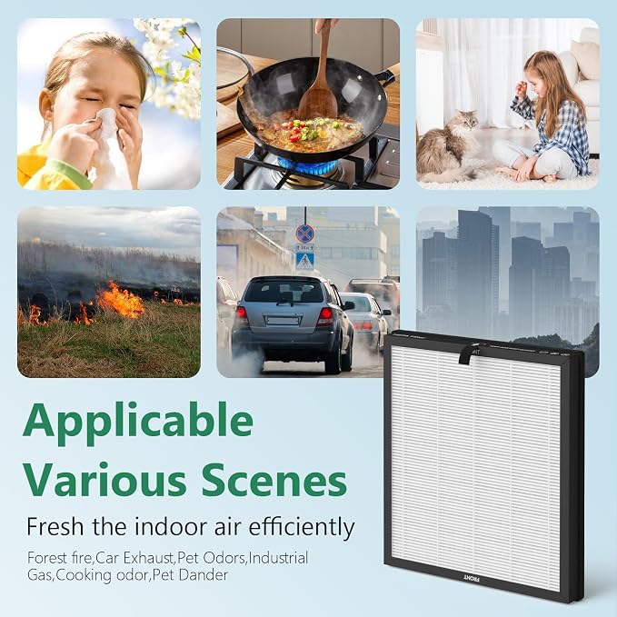 2 Packs HAP-603 Replacement Filter Compatible - Image 5