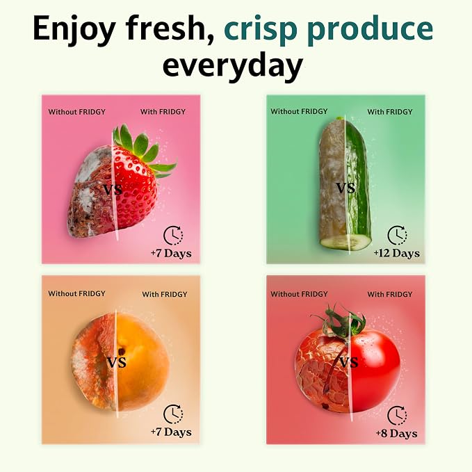 Fridge Air Purifier | Keeps Fridge Odor-Free & Produce Fresh Longer | Compact - Image 5