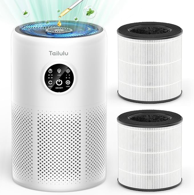 Tailulu 2 Pack D10 Replacement Filter, Air Purifier Filter - Image 9