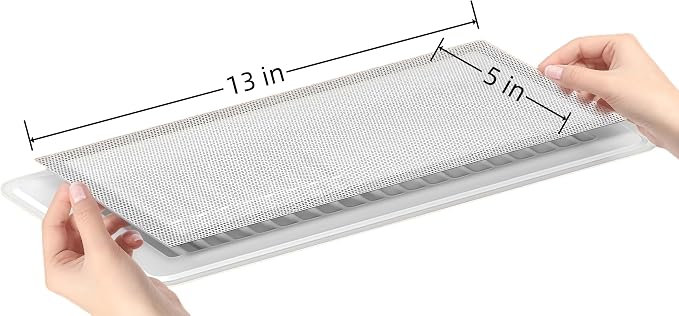 6-Pack White Magnetic Vent Covers 5x13 Inch - Image 2