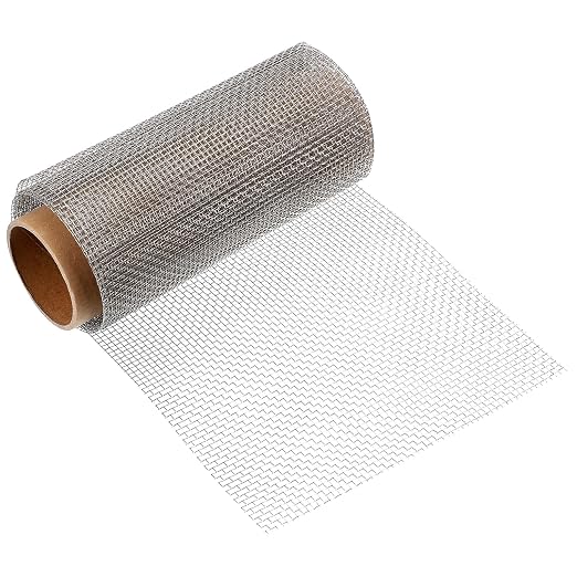 uxcell 6 Mesh 118" x 10" Woven Wire Mesh, 316 Stainless Steel Air Vent Filter by uxcell
