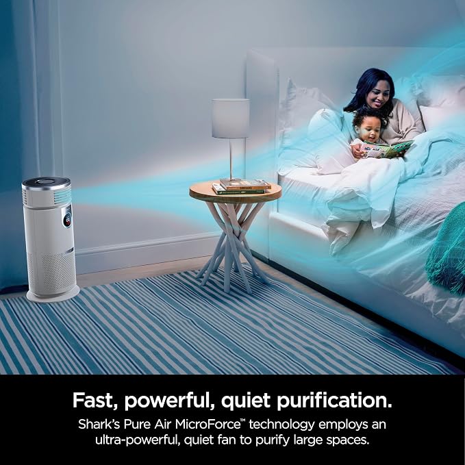 Shark 3-in-1 Clean Sense Air Purifier, Heater & Fan, HEPA Filter, 500 Sq Ft - Image 7