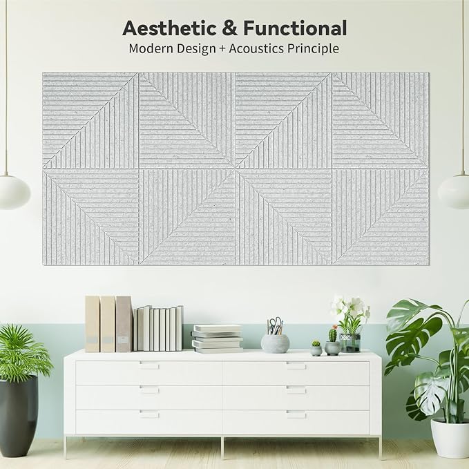 Art3d 6-Pack Self-Adhesive Acoustic Wall Panels - Image 6