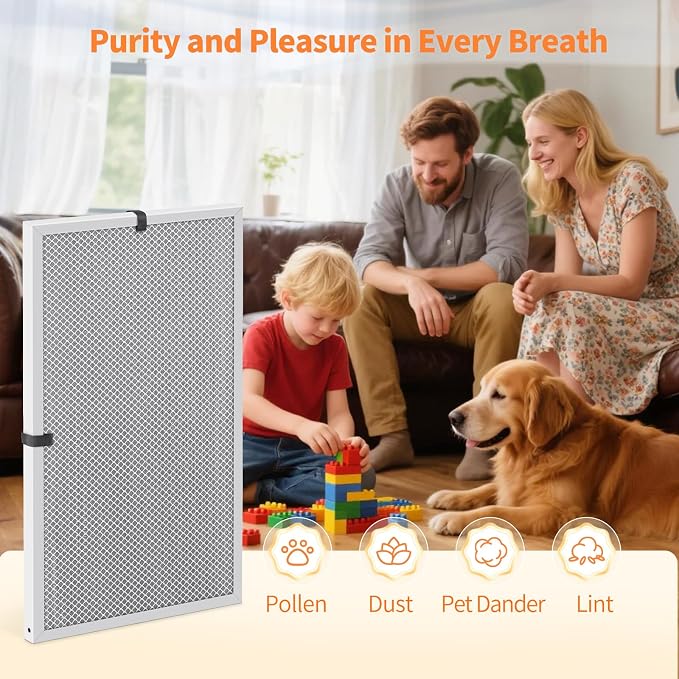 2-Pack 18x30x1 MERV 8 Reusable & Washable Electrostatic Air Filters - Image 7