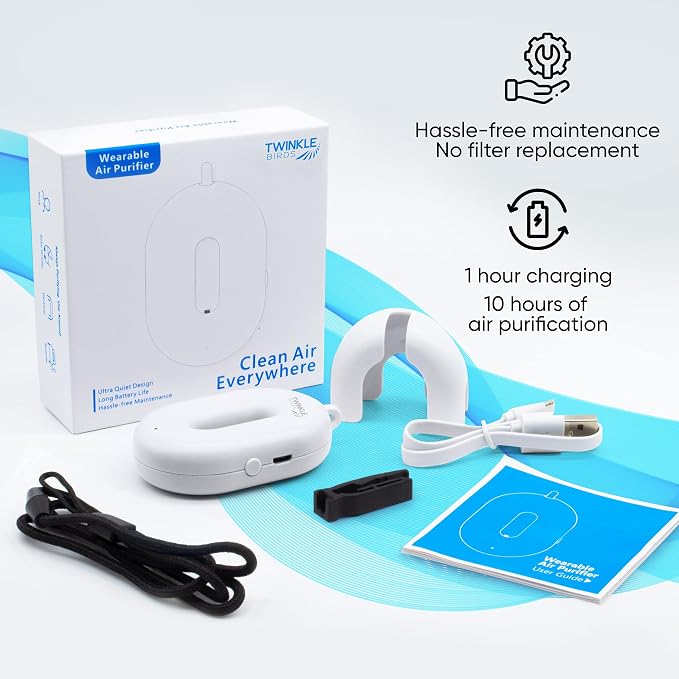 Wearable Air Purifier Necklace - Image 6