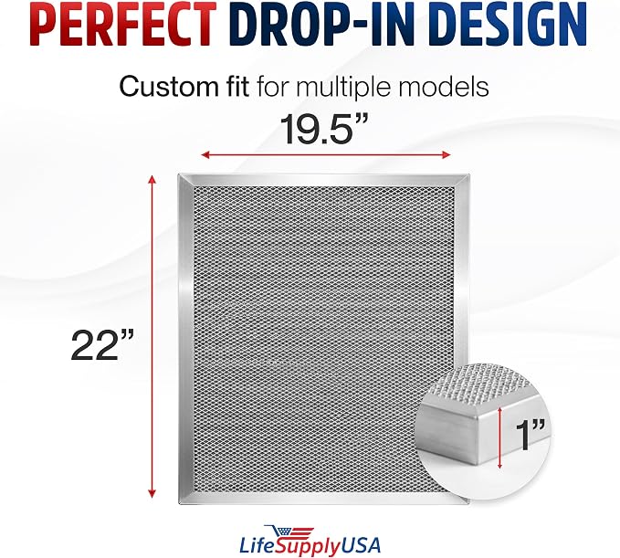 20x22x1 Electrostatic Air Filter, MERV 8, Reusable Furnace AC/HVAC Filter - Image 6