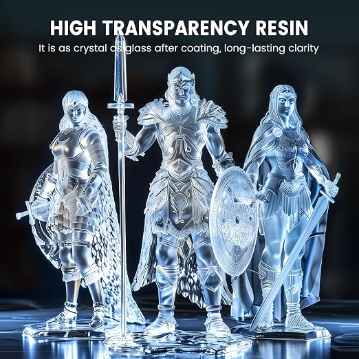 SUNLU High Clear 3D Printer Resin, High Transparency 3D Printing Resin - Image 2