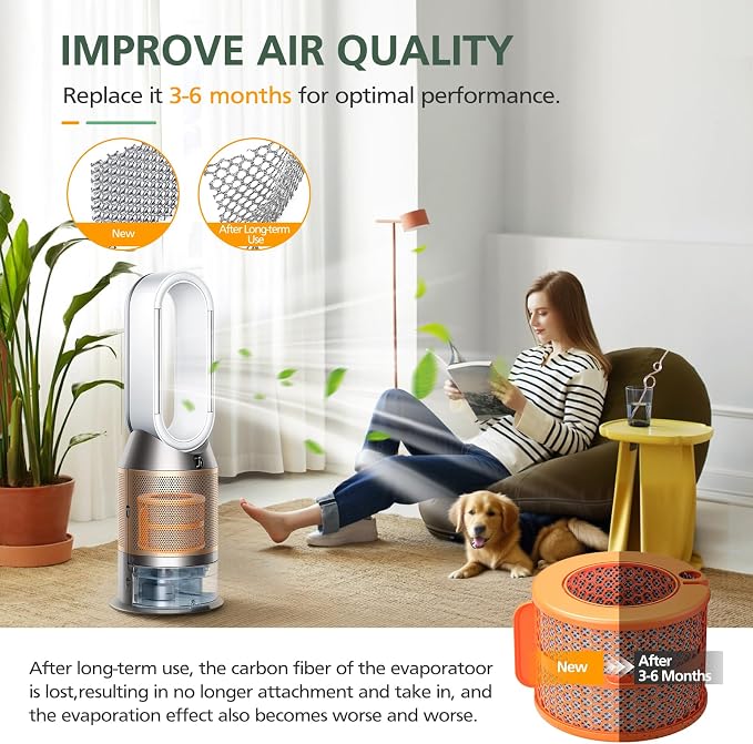 2 Pack PH04 Carbon Fiber Evaporator Filter Replacement Compatible - Image 5