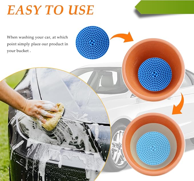 Car Wash Bucket, 10.28 Inch Diameter Car Wash Filter - Image 6