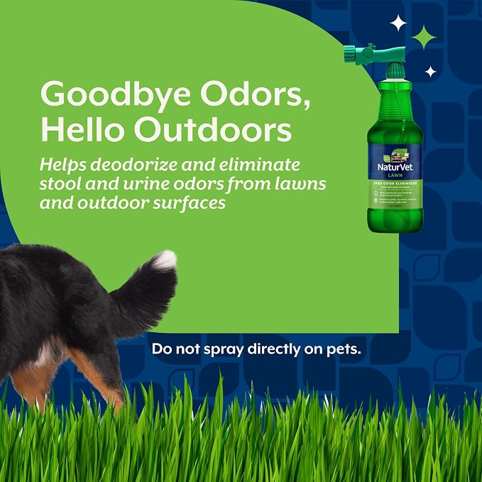 NaturVet – Yard Odor Eliminator – Eliminate Stool and Urine Odors from Lawn and - Image 4
