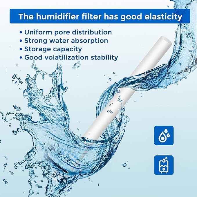 40 Pieces Humidifier Filter Cotton Refill Travel Mini Humidifier Filters Sticks - Image 2